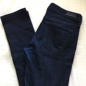 AG “Stevie” slim straight jeans, size 28